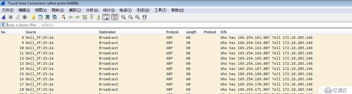 Wireshark  【OSI二层】抓包过滤规则和显示过滤规则实例