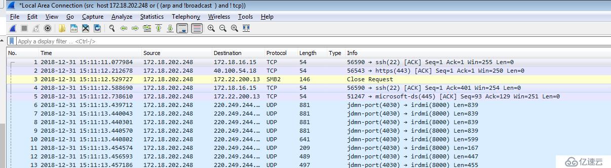 Wireshark 【OSI三层】抓包过滤规则和显示过滤规则实例