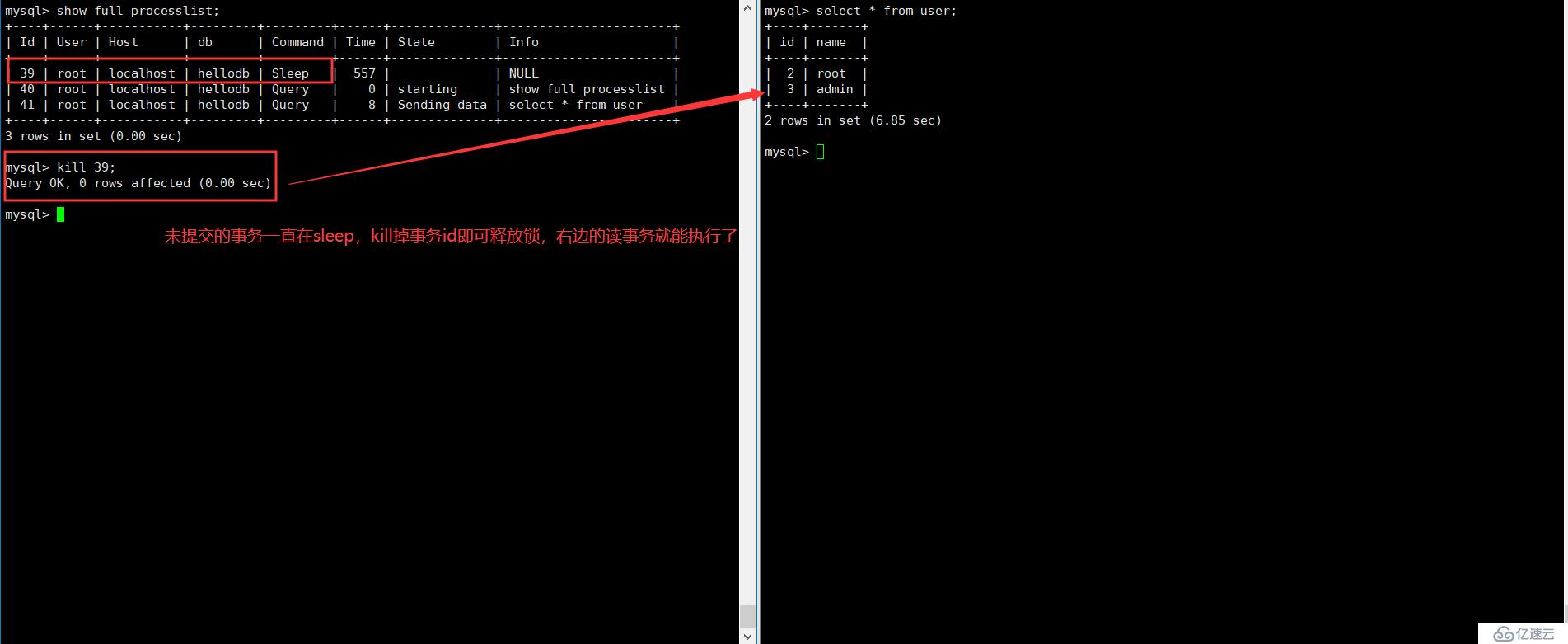 MySQL事务和事务的四种隔离级别 for INNODB