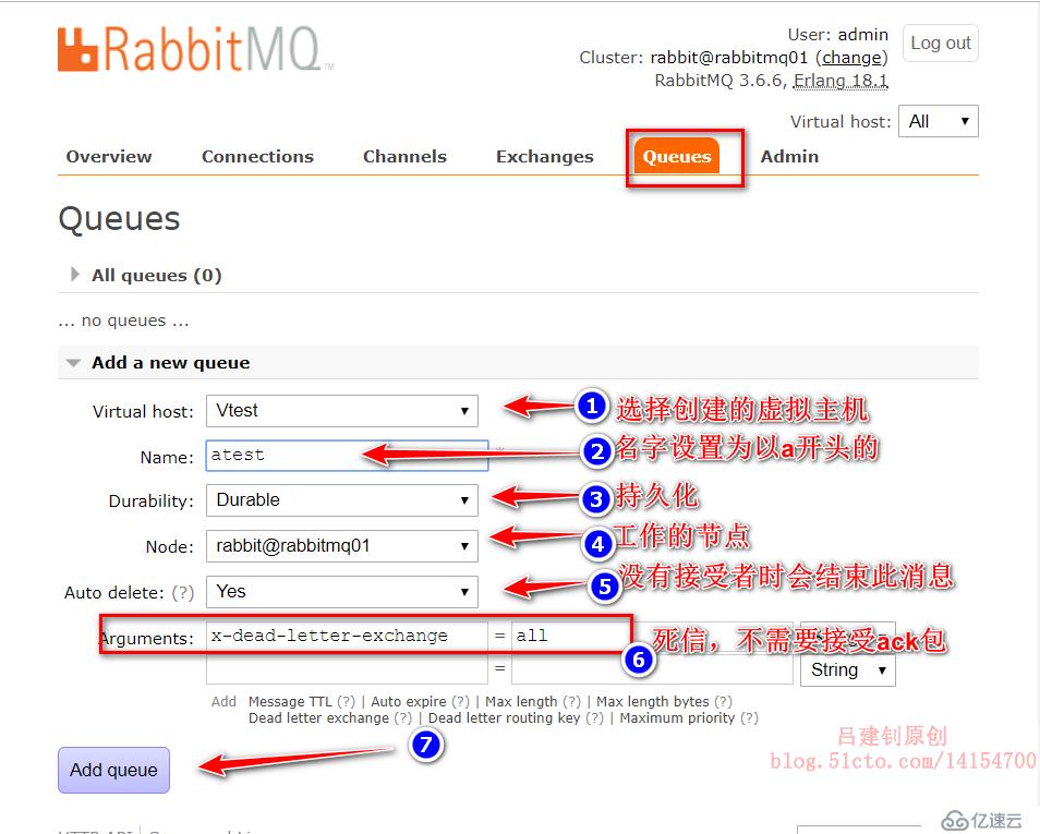 Rabbitmq群集部署