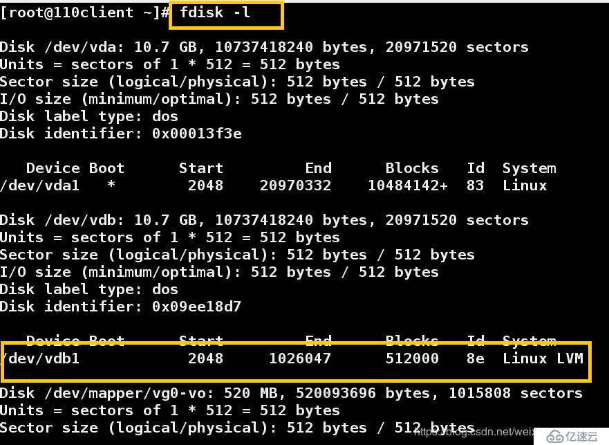 linux系统进行磁盘管理