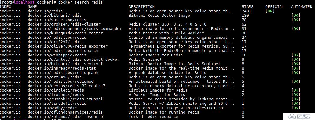 docker 安装redis