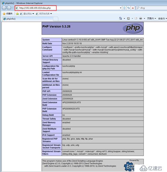 Centos 7部署及应用LAMP架构（详解可跟做）