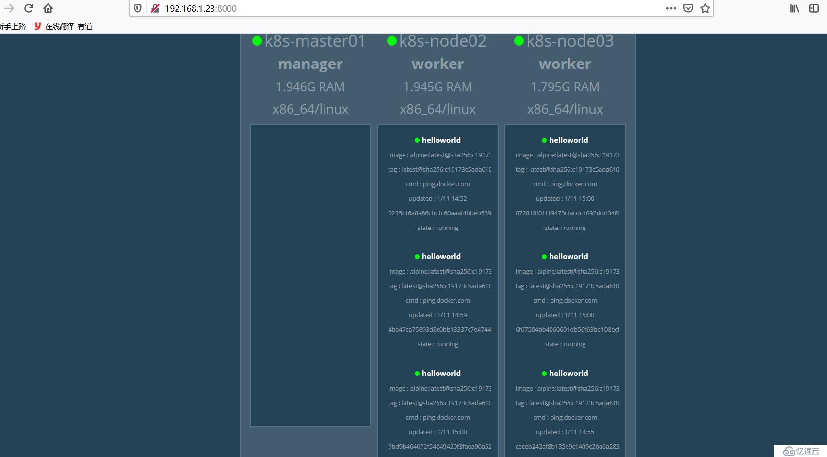 docker Swarm集群配置