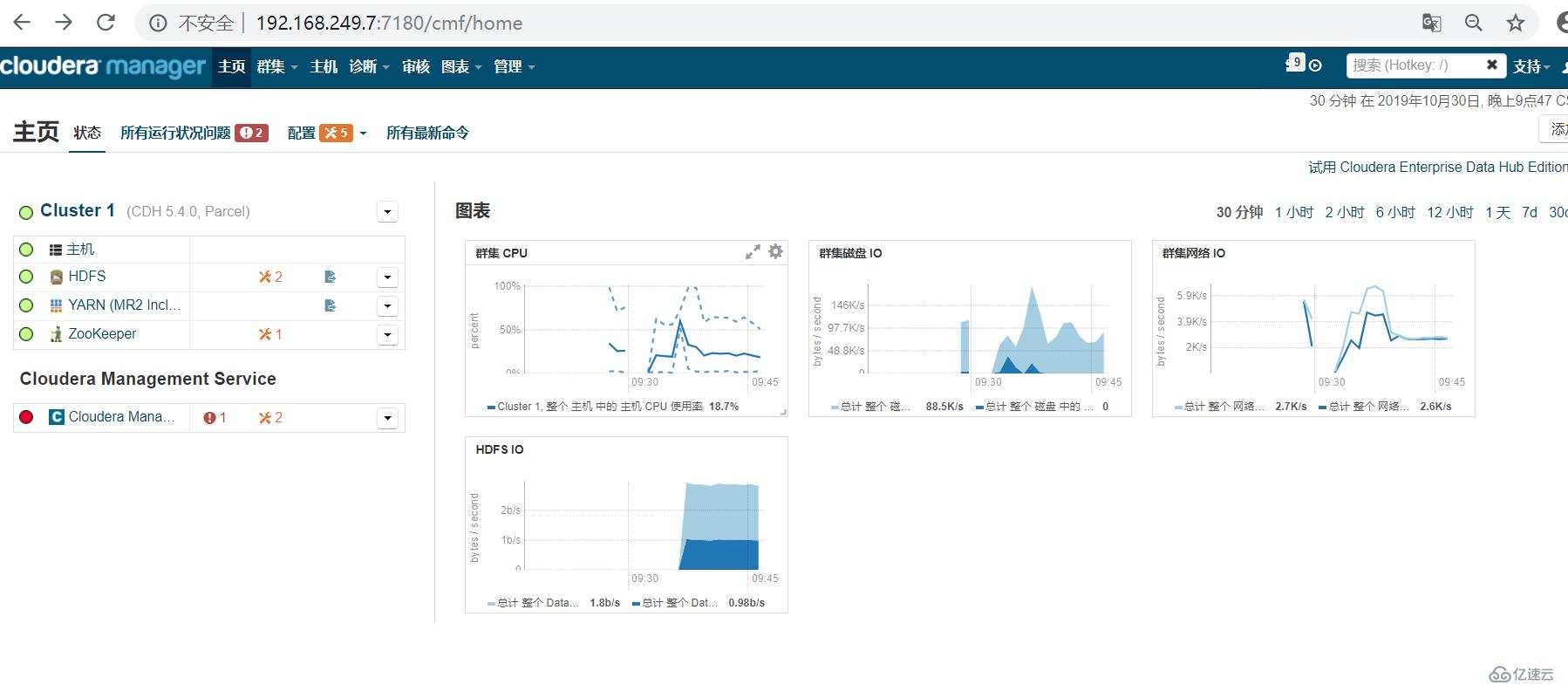 CDH  hadoop 部署