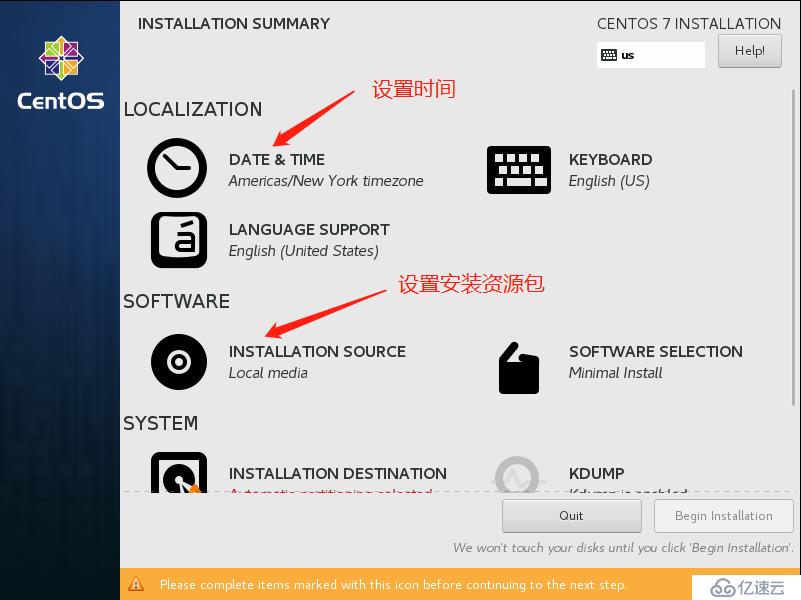 VMware Workstations安装Linux系统之Centos7系统详细流程图解