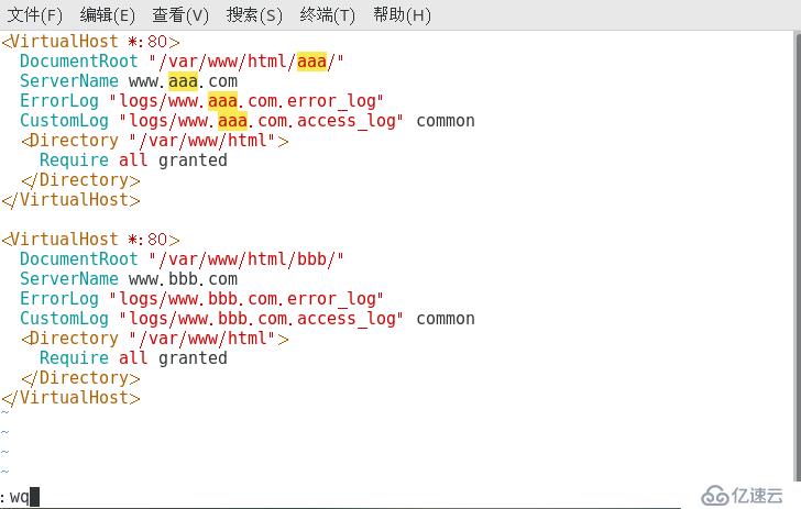 Apache服務(wù)配置虛擬主機(jī)（基于域名、端口、IP地址）與簡(jiǎn)單訪問(wèn)權(quán)限管理