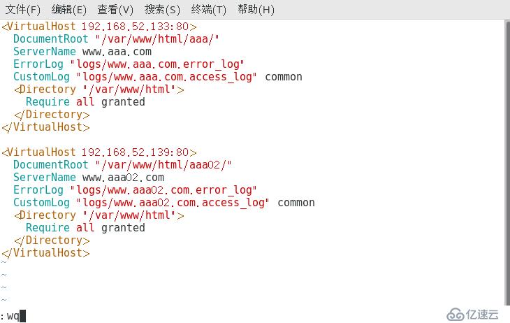 Apache服務(wù)配置虛擬主機(jī)（基于域名、端口、IP地址）與簡(jiǎn)單訪問(wèn)權(quán)限管理