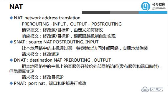 iptables实现NAT功能