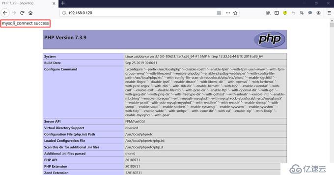 CentOS 7.7编译安装方式搭建LNMP环境部署Zabbix 4.2.6