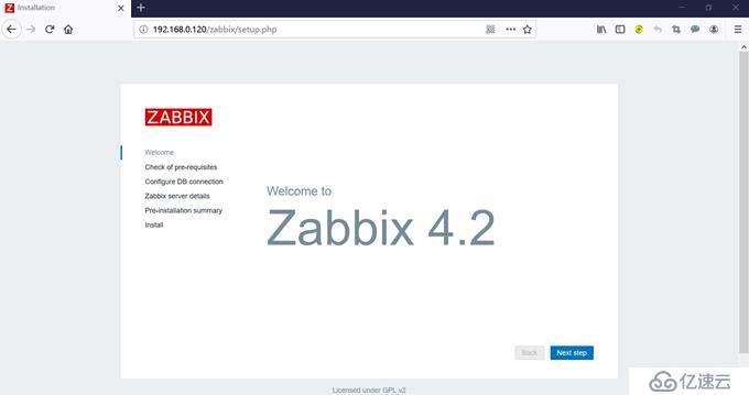 CentOS 7.7编译安装方式搭建LNMP环境部署Zabbix 4.2.6