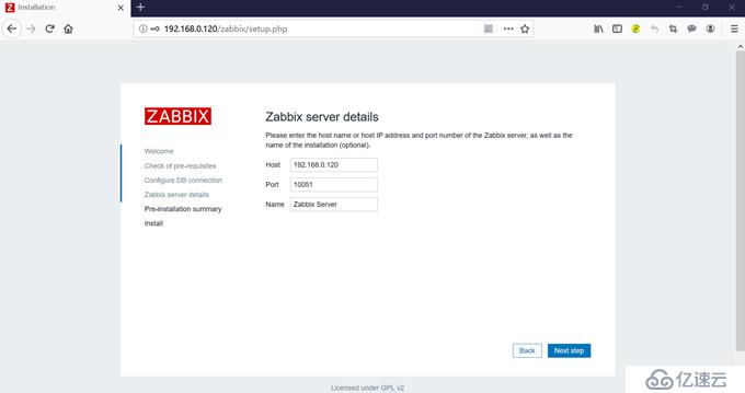 CentOS 7.7编译安装方式搭建LNMP环境部署Zabbix 4.2.6