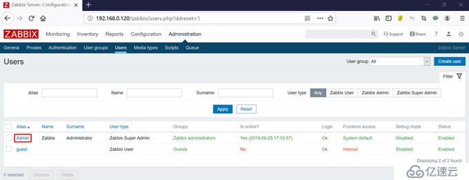 CentOS 7.7编译安装方式搭建LNMP环境部署Zabbix 4.2.6