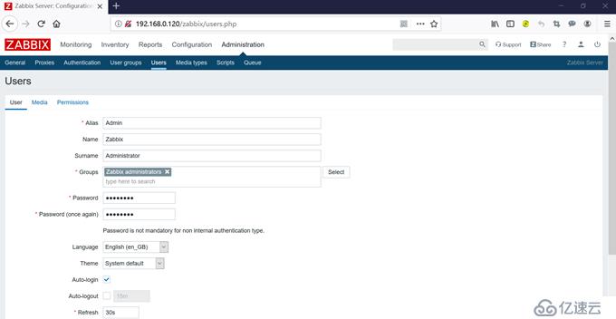 CentOS 7.7编译安装方式搭建LNMP环境部署Zabbix 4.2.6