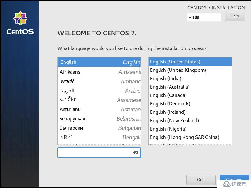 VMware Workstation 虚拟机中安装CentOS7