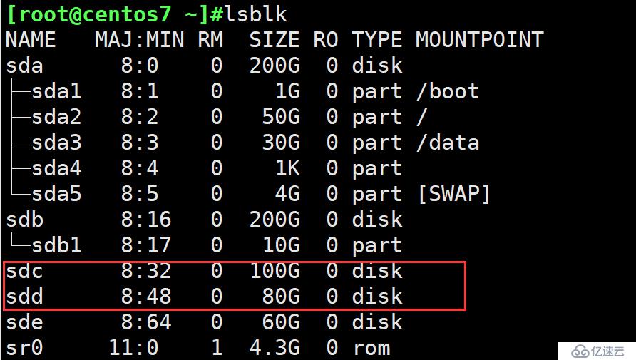 Linux逻辑卷的管理