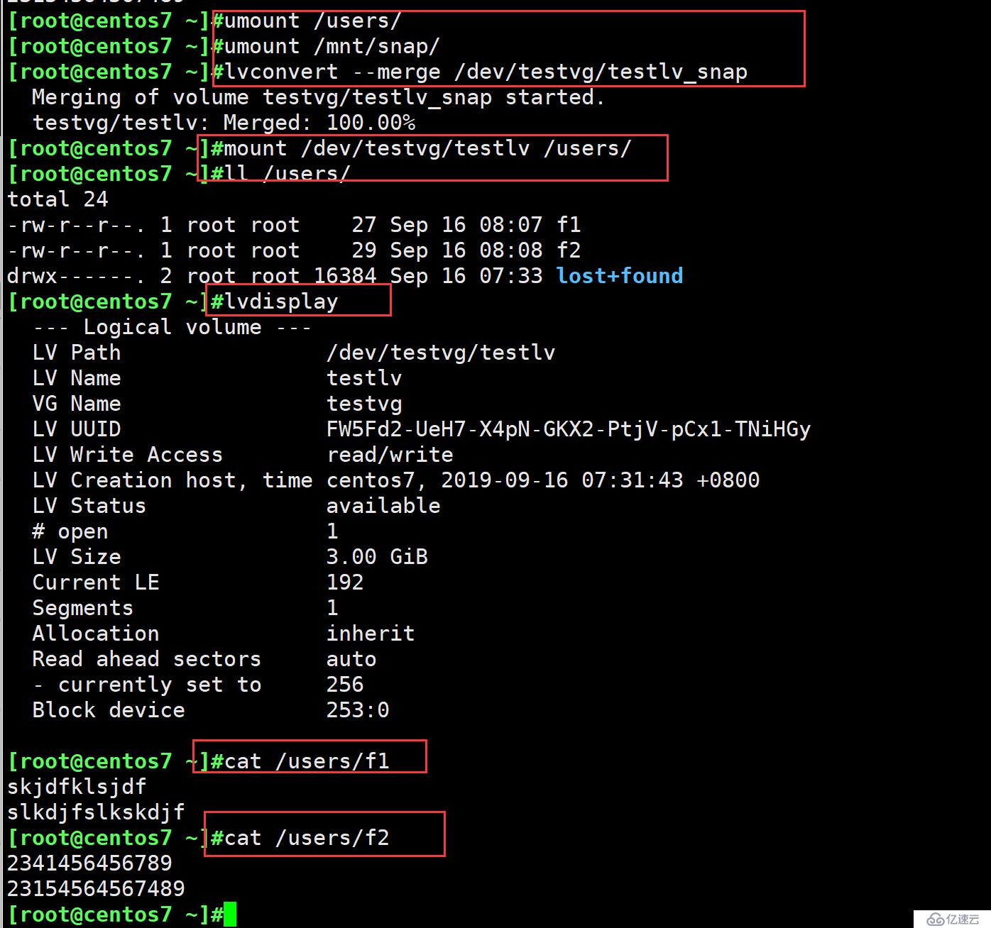 Linux逻辑卷的管理