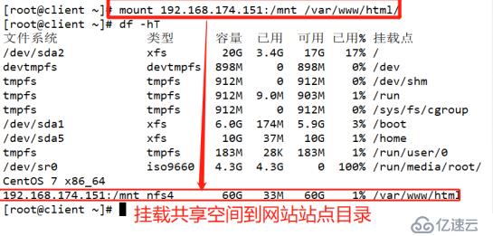 YUM远程仓库以和NFS共享存储服务