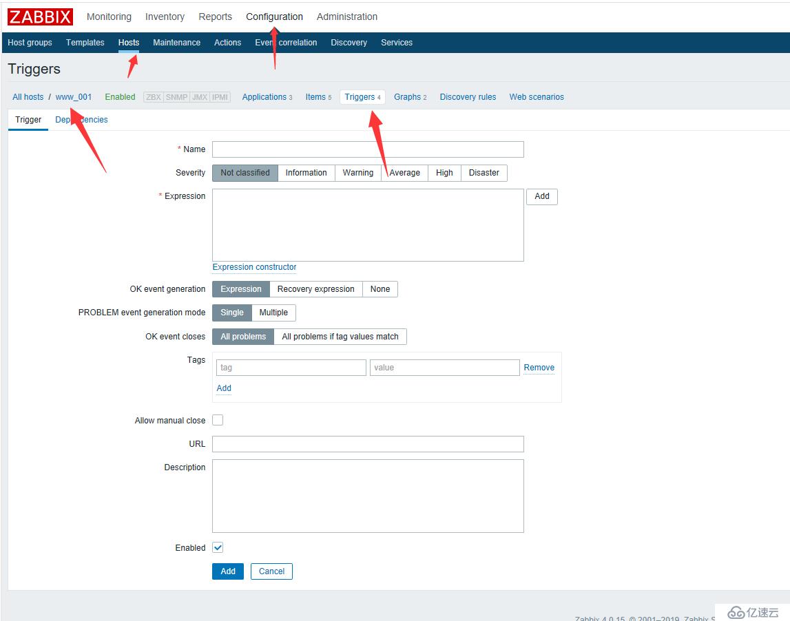 Zabbix4.0（三）钉钉，邮件，微信报警