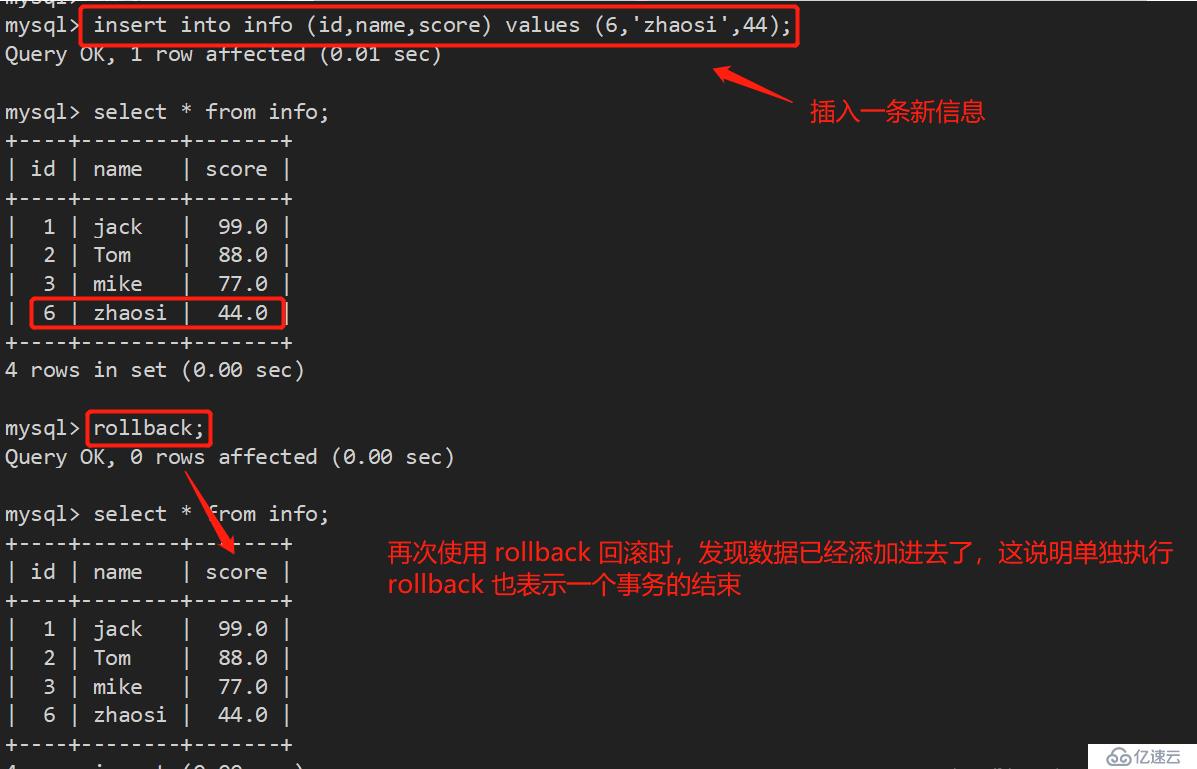 Mysql中索引、事物及存储引擎的详细介绍