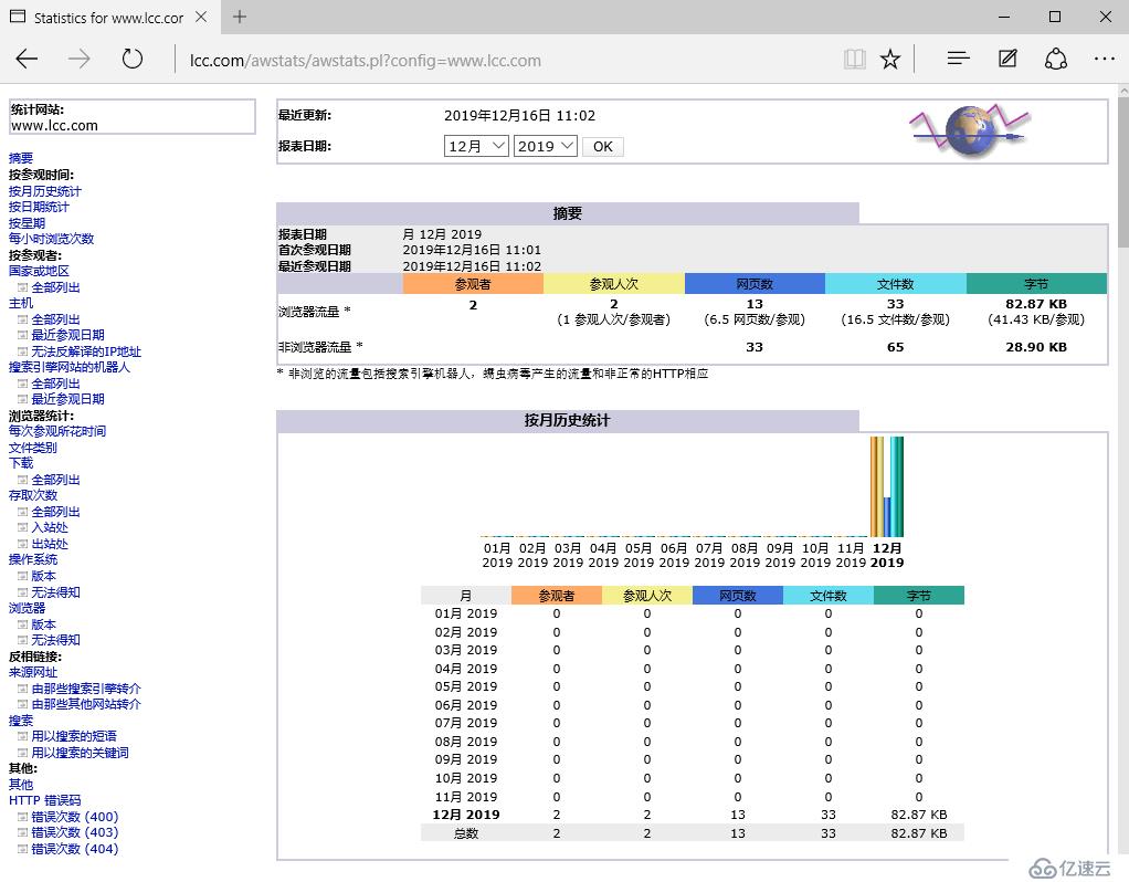 Apache配置与应用之AWstats日志分析实验流程