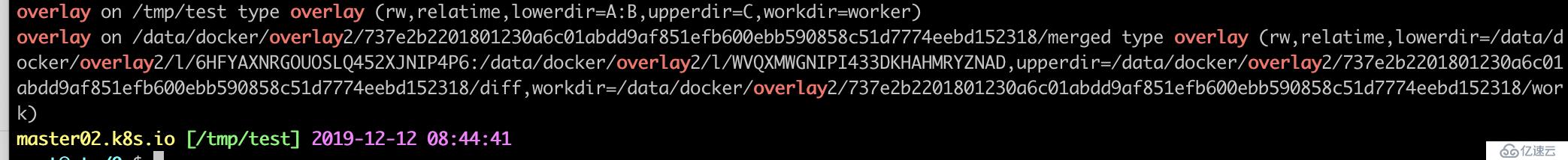 docker 存储驱之overlayFS