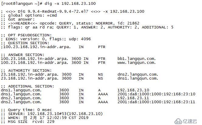 centos7搭建dnsIPv4记录和IPv6记录