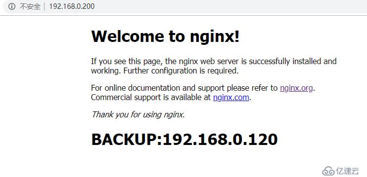 Centos7 keepalived +nginx