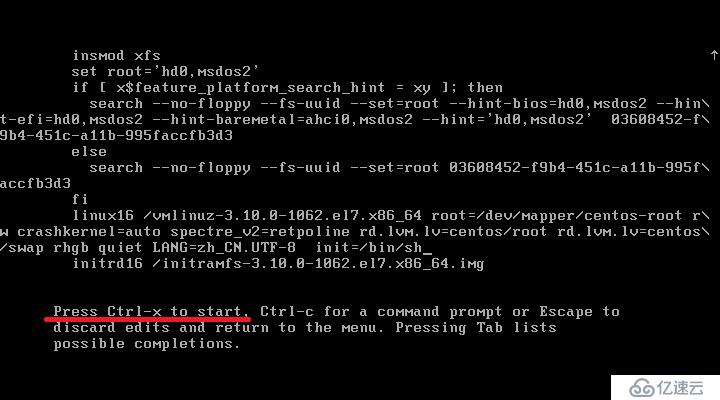 Linux 之 Centos7 重置root密码