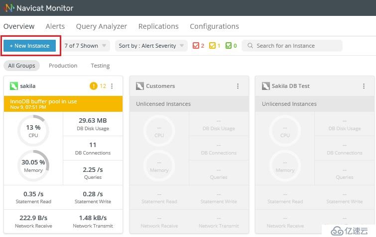 Navicat使用教程：在Navicat Monitor for MySQL/MariaDB中配置实