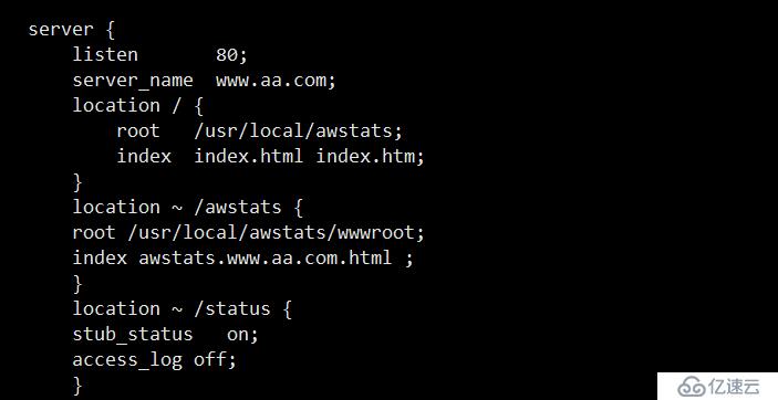 Nginx使用AWStats日志分析