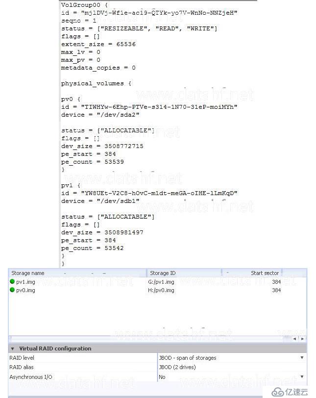 Raid5两块硬盘离线解决方案 -阵列数据恢复案例