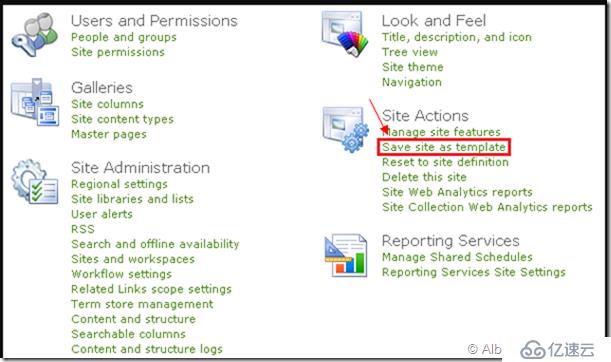 SharePoint 2010 缺少站点保存为模板选项