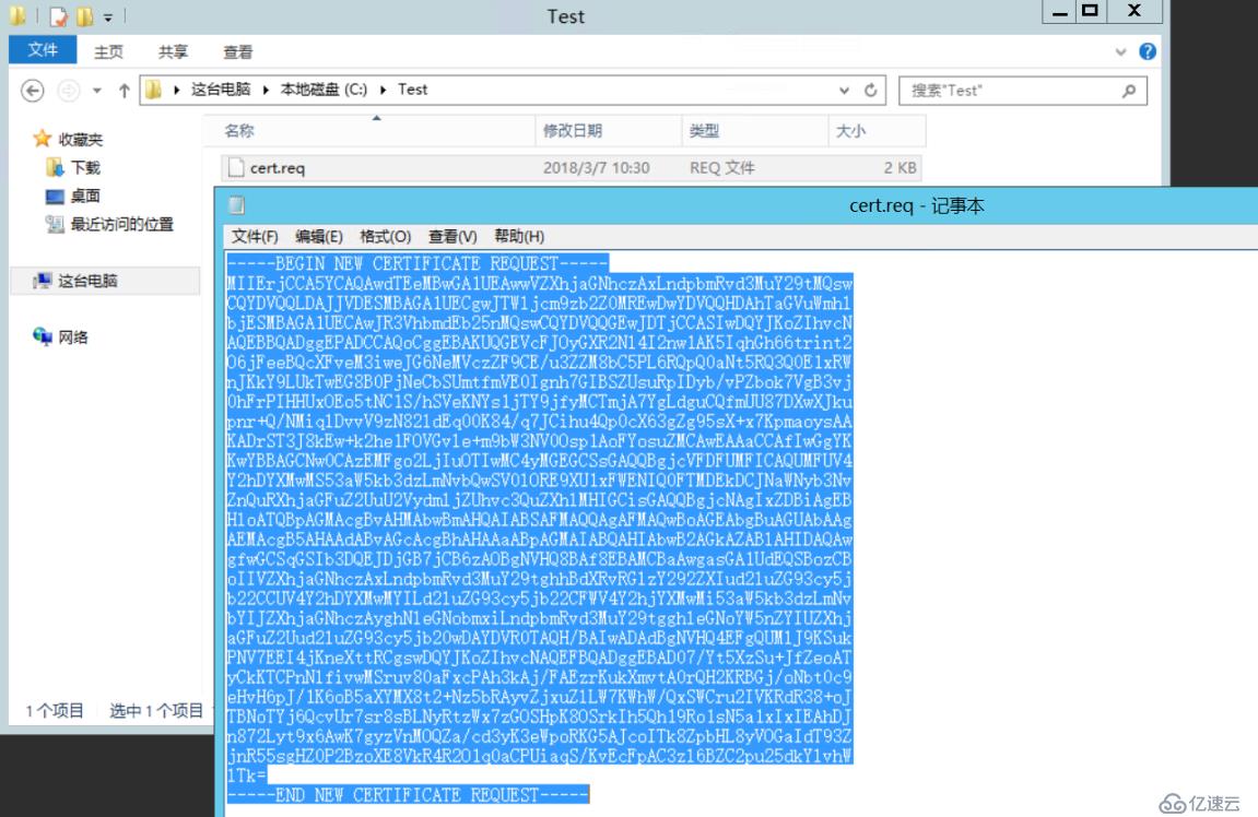 Exchange 2013系列之八：证书申请