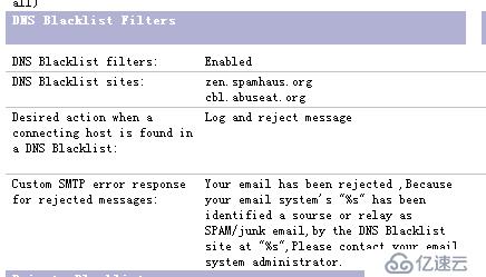 邮箱服务器DNS BLACKLIST如何过滤SMTP