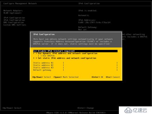 ESXi 6.5 U1 安装配置