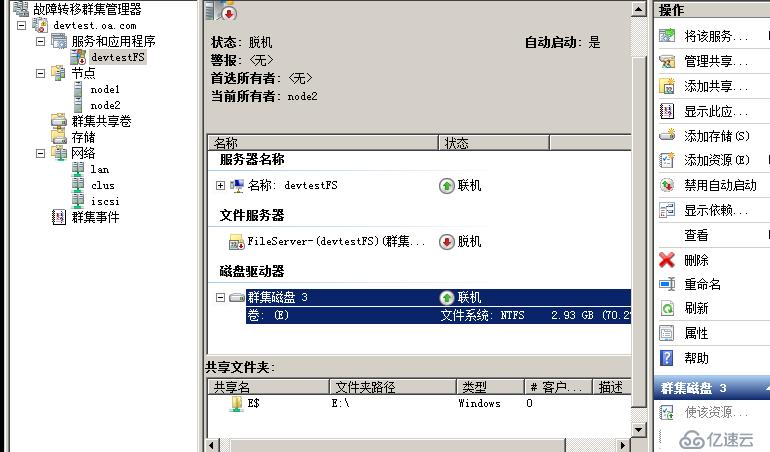 WSFC文件应用数据磁盘扩容替换