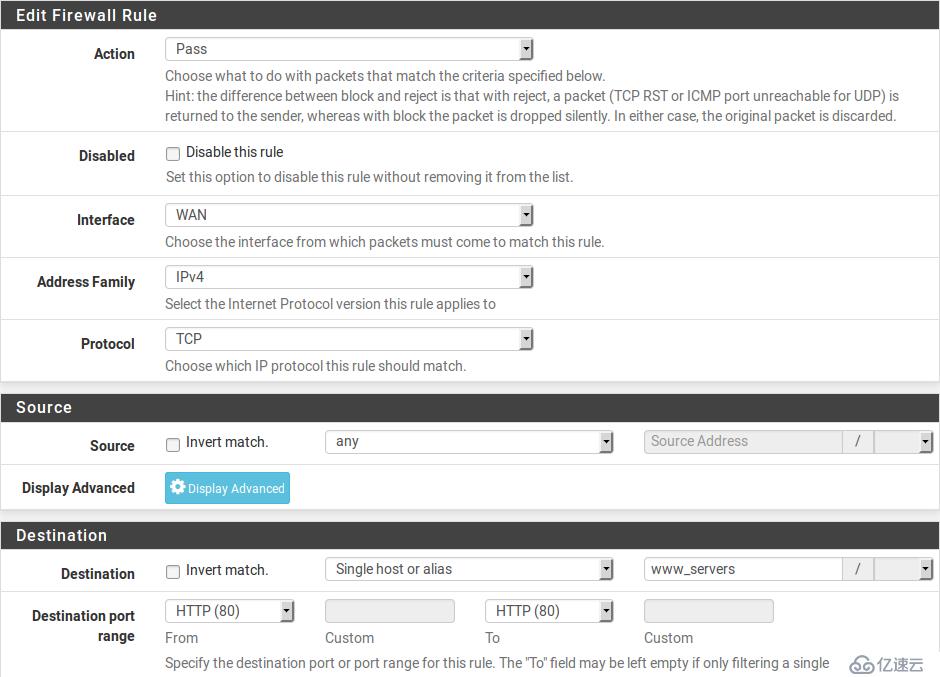 pfSense book中Web服務(wù)器負(fù)載平衡配置的示例分析