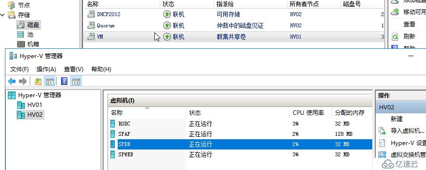 WSFC2016 VM弹性与存储容错