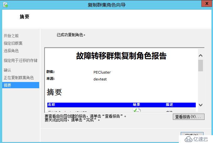 WSFC从2008R2到2012R2的跨群集迁移