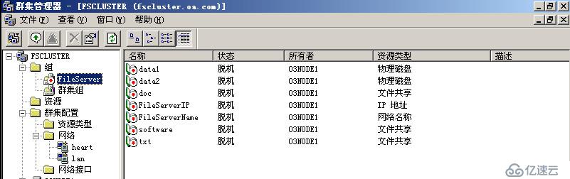 MSCS2003跨群集迁移至WSFC2008R2