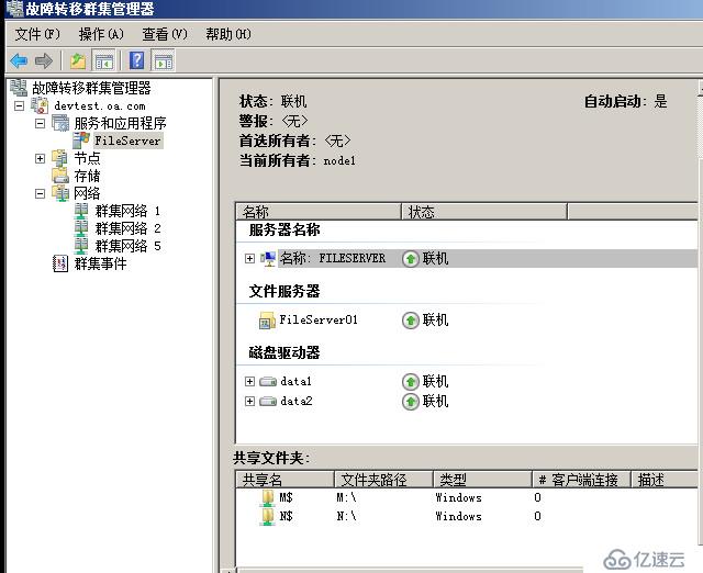 MSCS2003跨群集迁移至WSFC2008R2