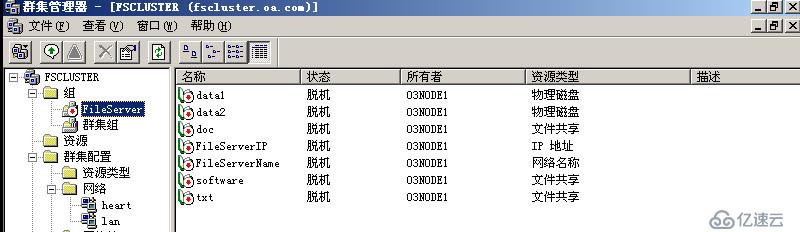 MSCS2003跨群集迁移至WSFC2008R2