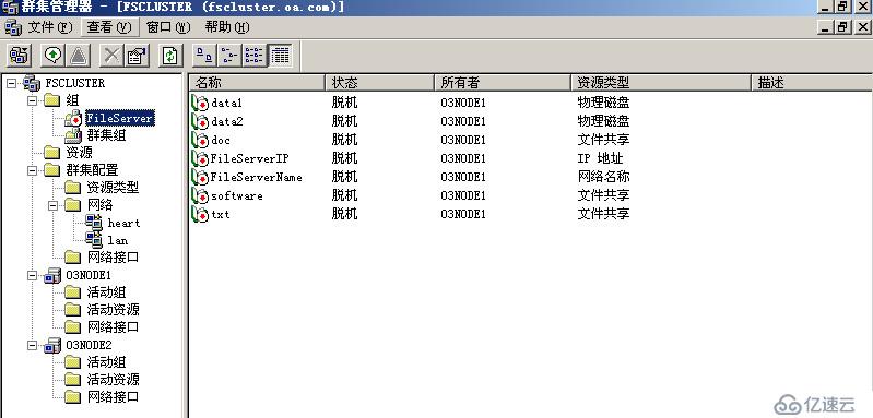 MSCS2003跨群集迁移至WSFC2008R2