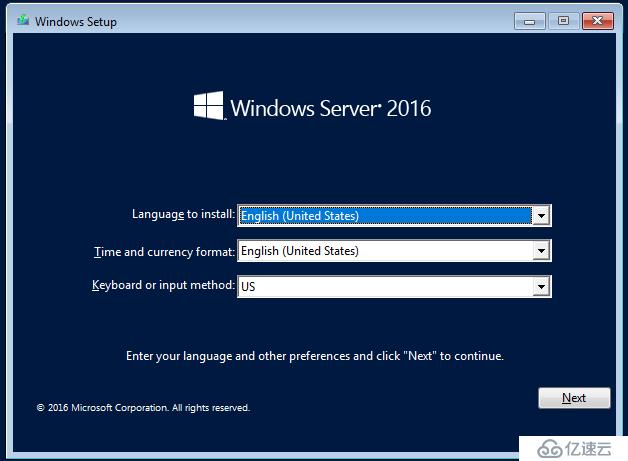 Windows Server 2016 简介和安装