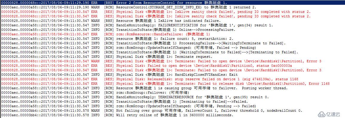 WSFC日志分析进阶篇