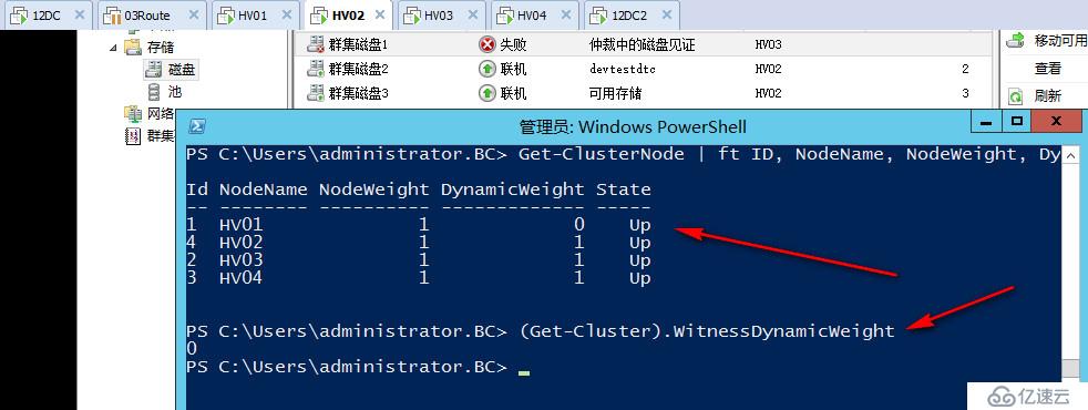 WSFC動(dòng)態(tài)仲裁及投票調(diào)整2