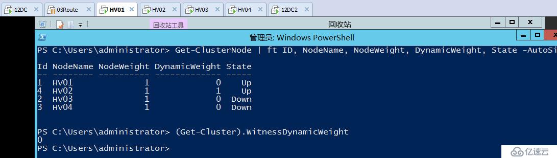 WSFC動(dòng)態(tài)仲裁及投票調(diào)整2