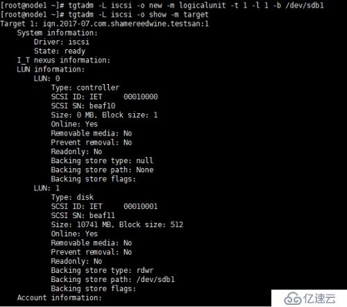 iscsi 配置使用详解