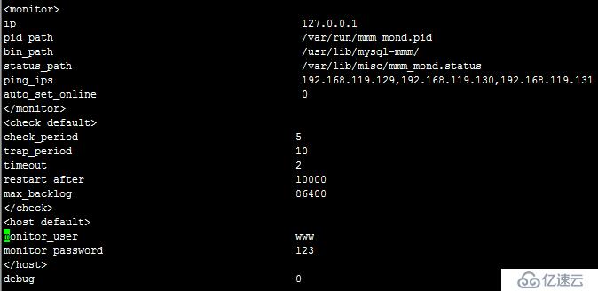 mysql 群集架構(gòu)mmm高可用群集及服務(wù)器上線